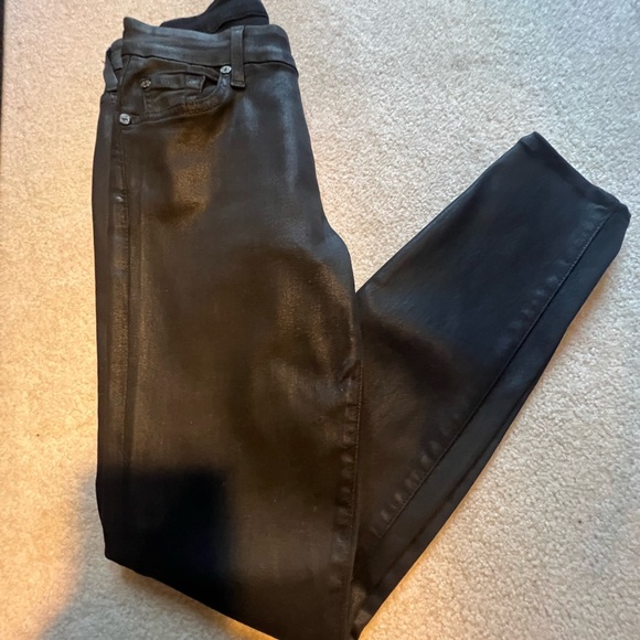 7 For All Mankind Coated Jeans - Picture 4 of 6